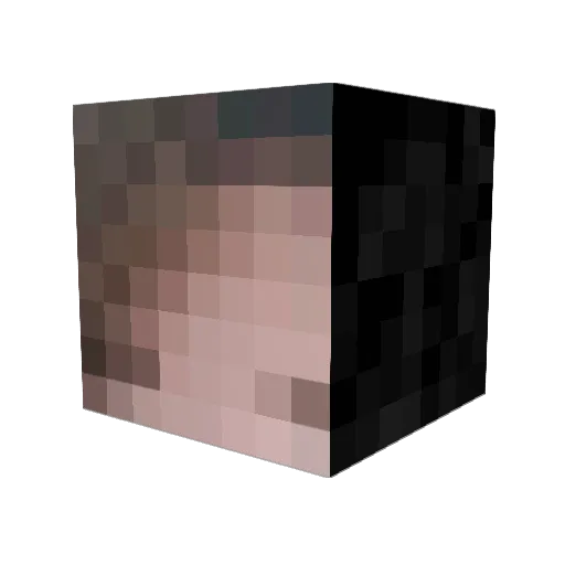 Dalt0NBABAGURL Minecraft avatar head, 3D render