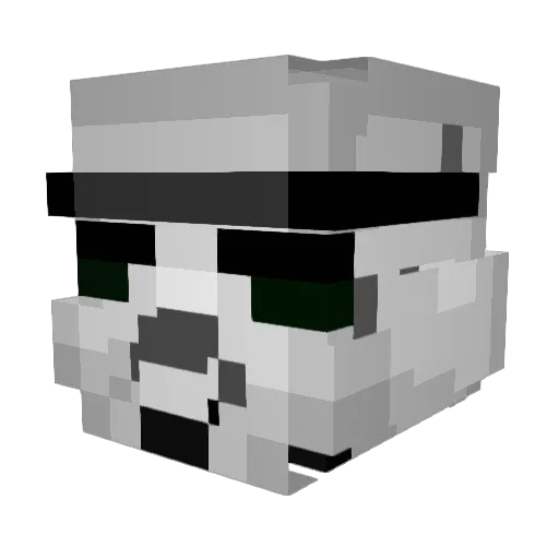 Dalton821 Minecraft avatar head, 3D render