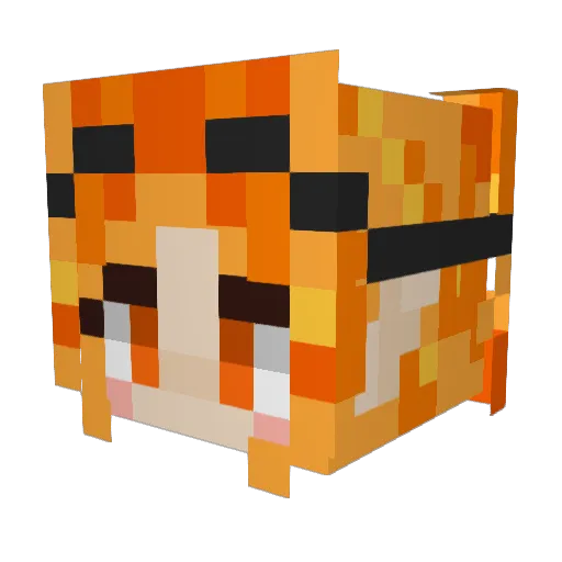 DaltonBolton Minecraft avatar head, 3D render