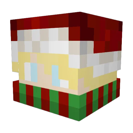 DaltonMoshii Minecraft avatar head, 3D render