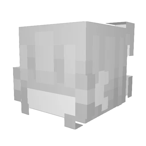 Daltoonick Minecraft avatar head, 3D render