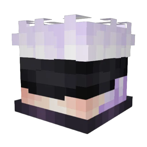 Daltwan Minecraft avatar head, 3D render