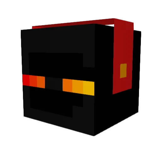 Dalvaen Minecraft avatar head, 3D render