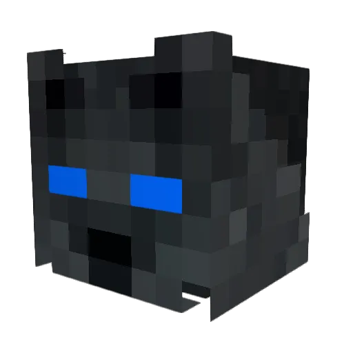 Dalyy Minecraft avatar head, 3D render