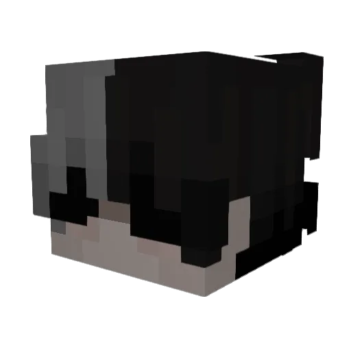 DamaV_ Minecraft avatar head, 3D render