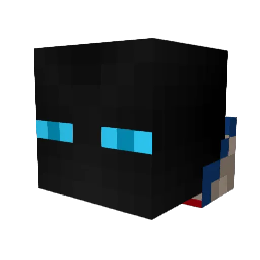 DamagiConch Minecraft avatar head, 3D render