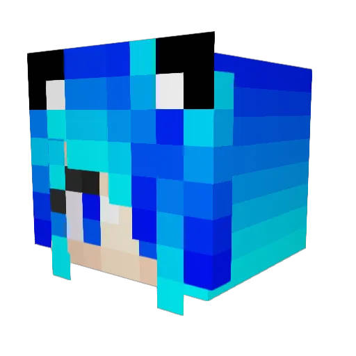 Damarus87 Minecraft avatar head, 3D render