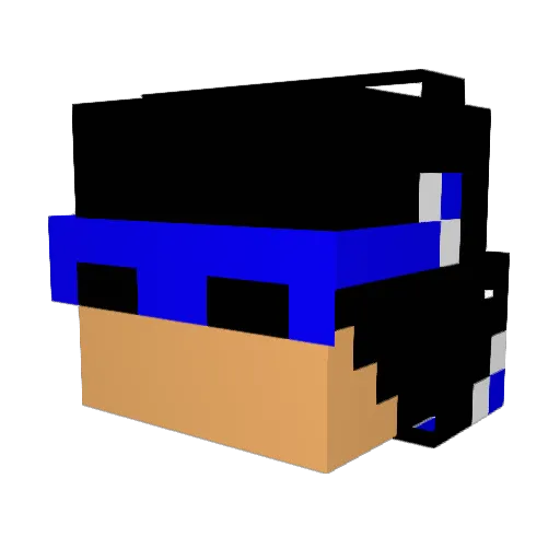 Damascus_SaN Minecraft avatar head, 3D render