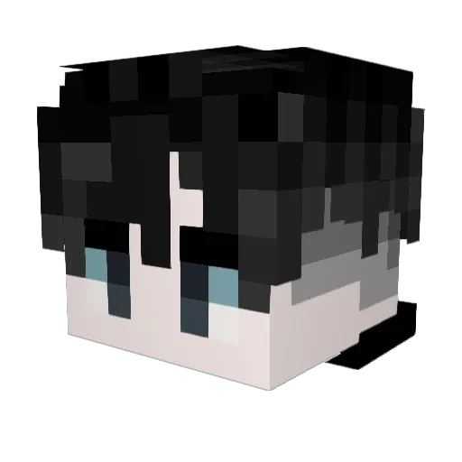 DameEsePanMarico Minecraft avatar head, 3D render