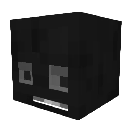 Dame_Official Minecraft avatar head, 3D render