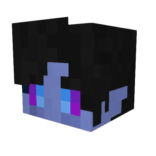 Dame_Zephyr Minecraft avatar head, 3D render