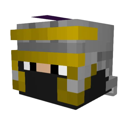 Damexicantaco Minecraft avatar head, 3D render