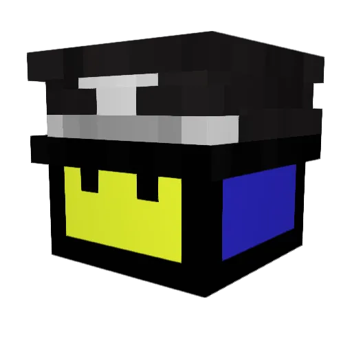 Dami1401 Minecraft avatar head, 3D render
