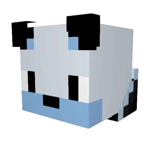 Damian2137 Minecraft avatar head, 3D render