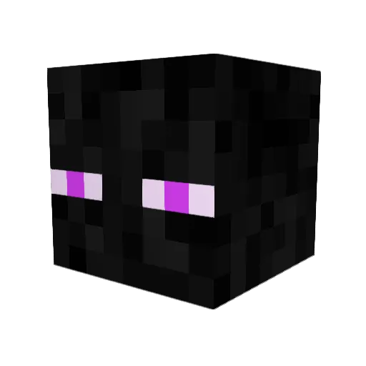 Damian612 Minecraft avatar head, 3D render