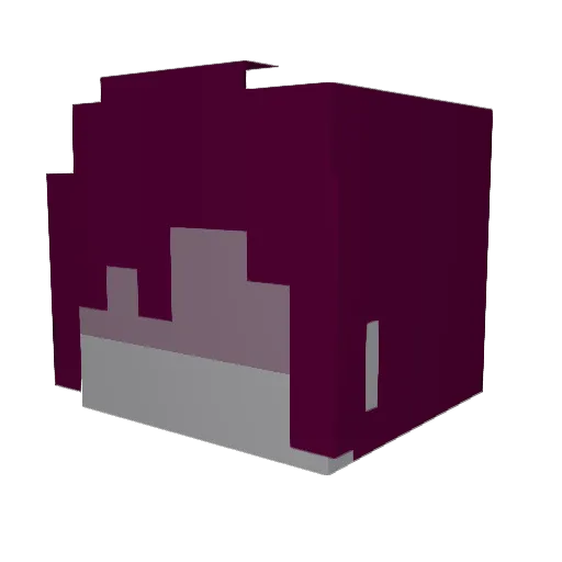 DamianEmerald Minecraft avatar head, 3D render