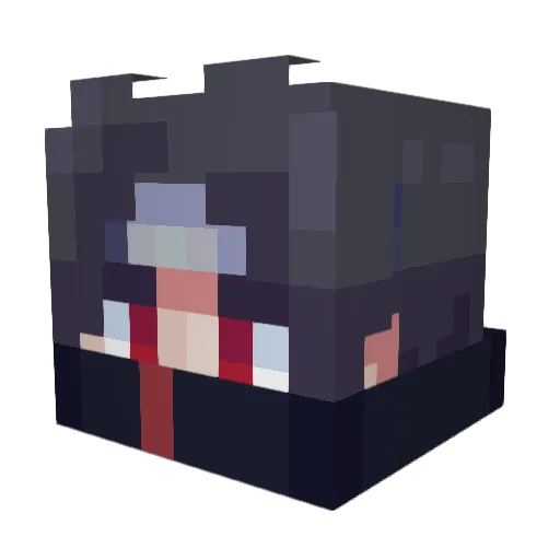 DamianPronk Minecraft avatar head, 3D render
