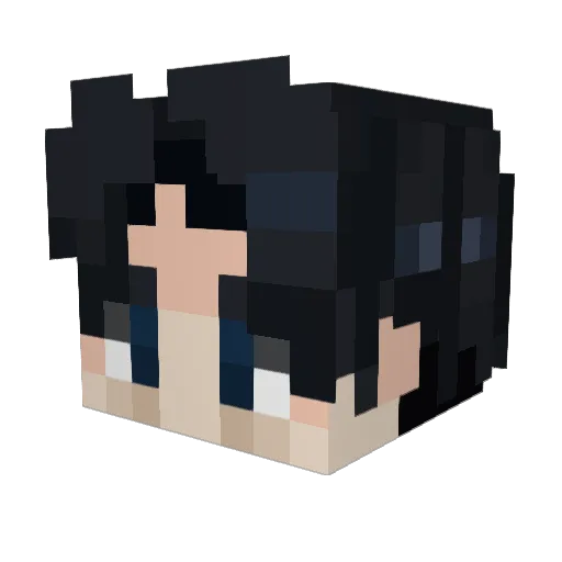 DamianTsk Minecraft avatar head, 3D render