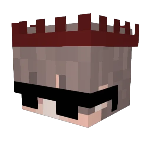 Damianek123 Minecraft avatar head, 3D render