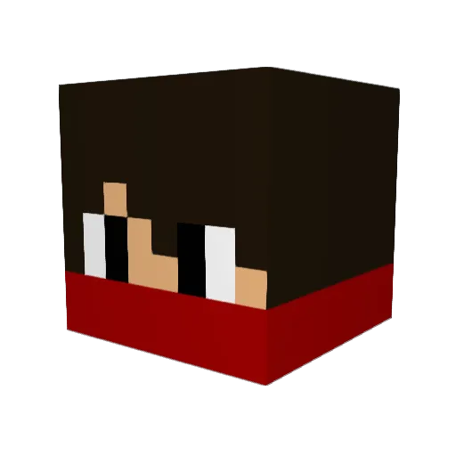 Damiano2809 Minecraft avatar head, 3D render