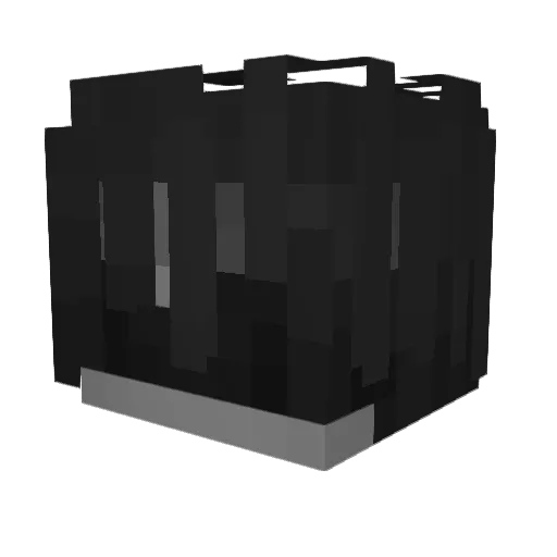 Damianoll Minecraft avatar head, 3D render
