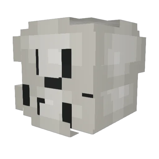 Damifer11 Minecraft avatar head, 3D render