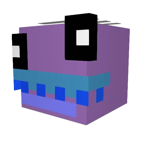 Daminou74 Minecraft avatar head, 3D render