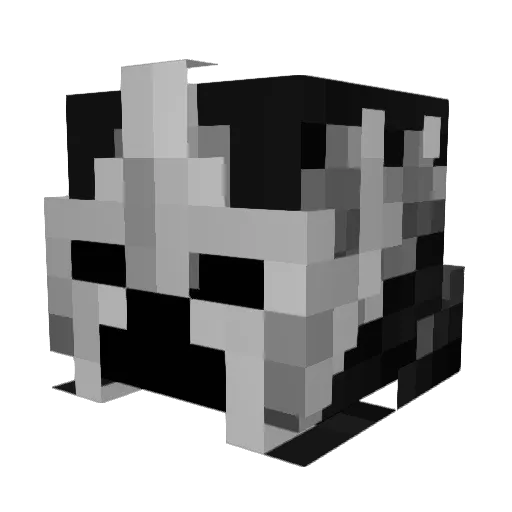 Damitas Minecraft avatar head, 3D render