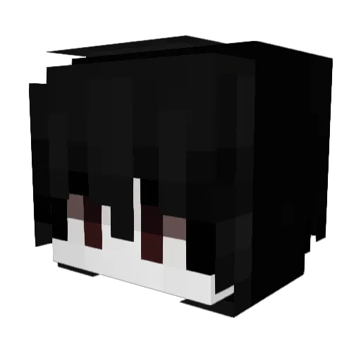 Damo3003 Minecraft avatar head, 3D render