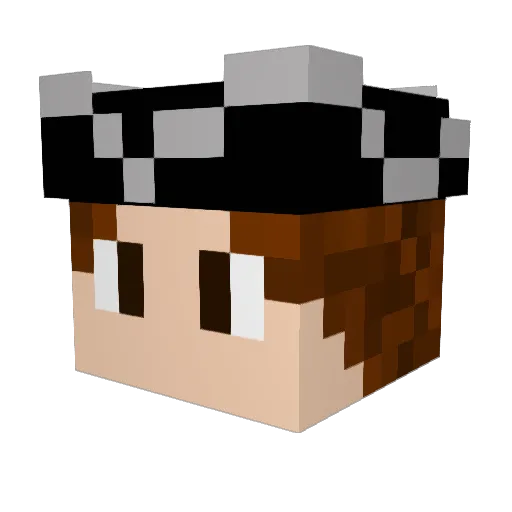 Damocles2018 Minecraft avatar head, 3D render