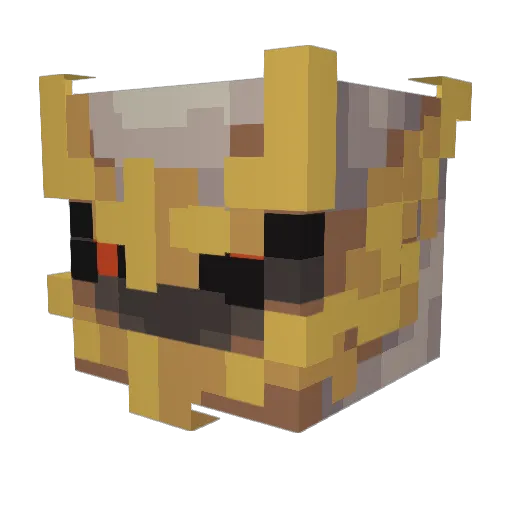 Damocles3232 Minecraft avatar head, 3D render