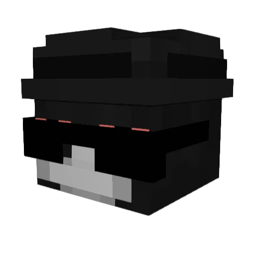 Damon0917 Minecraft avatar head, 3D render