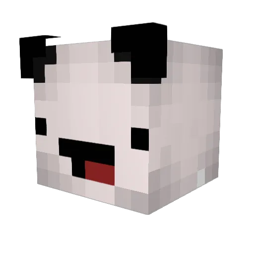 DamonK204 Minecraft avatar head, 3D render