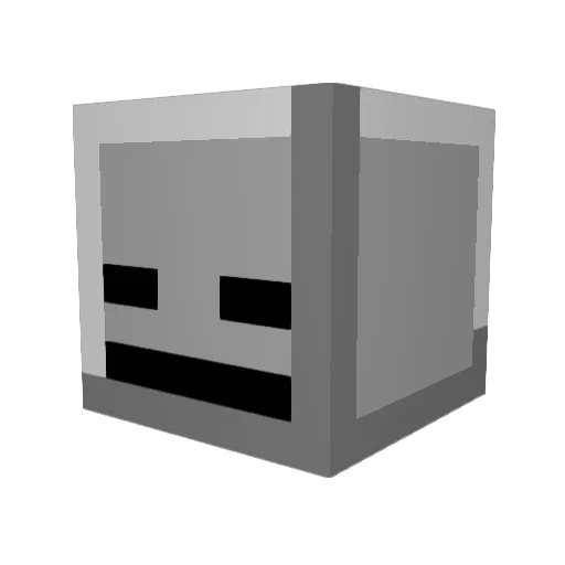 Damone1 Minecraft avatar head, 3D render