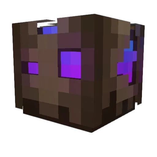 Damonovak Minecraft avatar head, 3D render