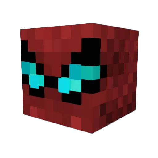 DampFreddan97 Minecraft avatar head, 3D render