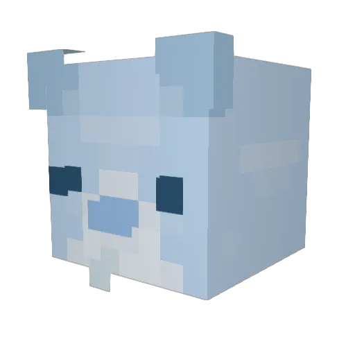 DampestSphinx Minecraft avatar head, 3D render