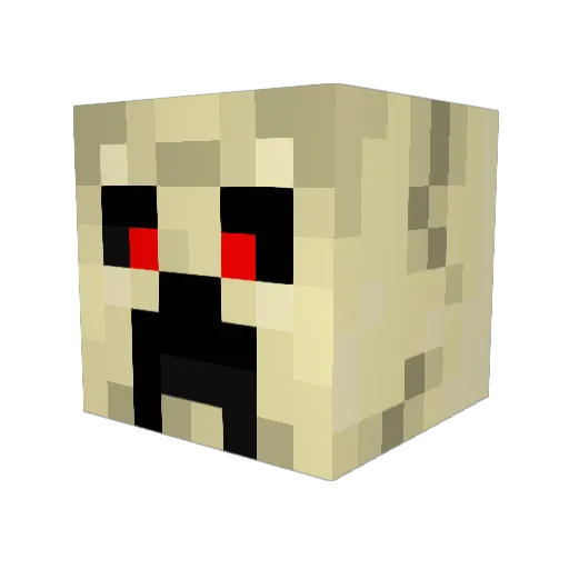 Damphyr Minecraft avatar head, 3D render