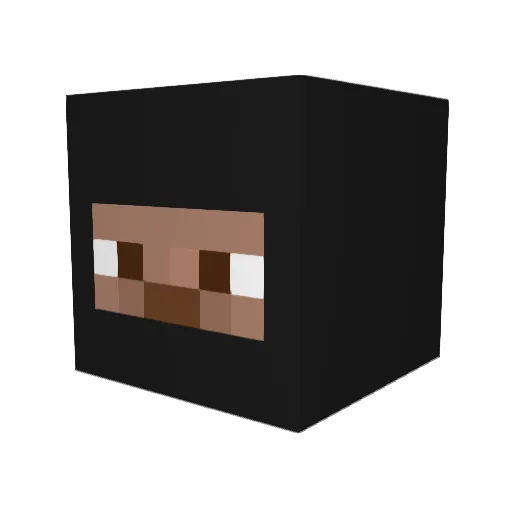 Damss99 Minecraft avatar head, 3D render