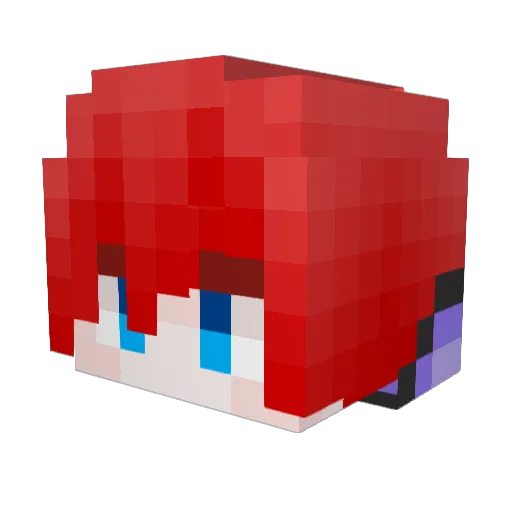 Dan1elMasterKing Minecraft avatar head, 3D render