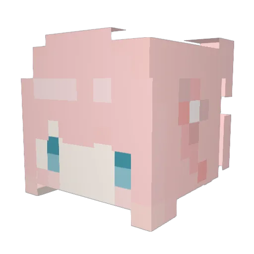 Dan868 Minecraft avatar head, 3D render