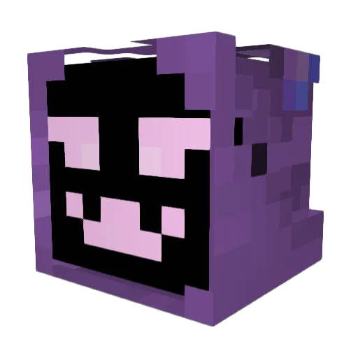 DanAku Minecraft avatar head, 3D render