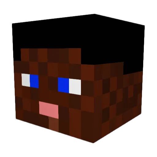 DanBoy21 Minecraft avatar head, 3D render