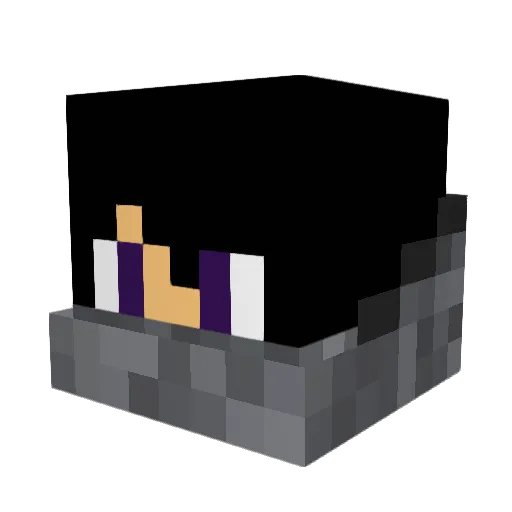 DanBuster38612 Minecraft avatar head, 3D render
