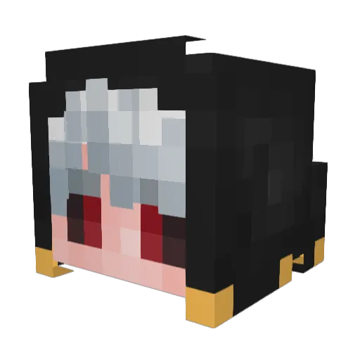DanC22 Minecraft avatar head, 3D render