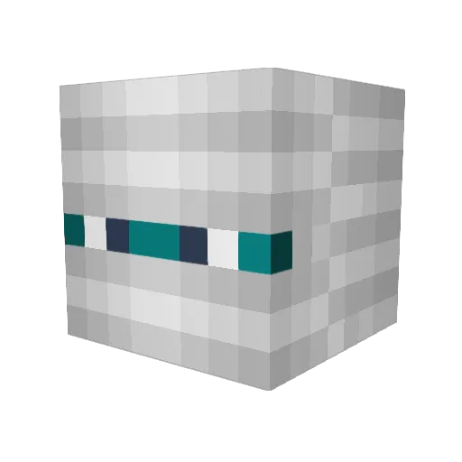DanCobalt Minecraft avatar head, 3D render