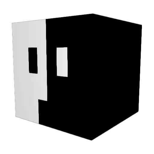 DanDan_YT Minecraft avatar head, 3D render