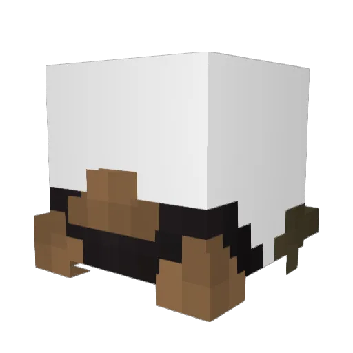 DanDeeee Minecraft avatar head, 3D render