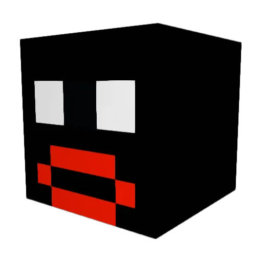 DanGleecook Minecraft avatar head, 3D render