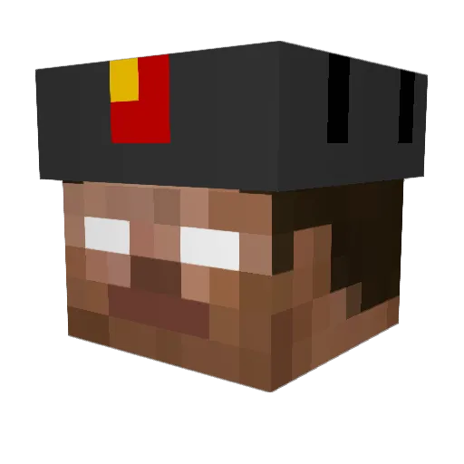 DanH2011 Minecraft avatar head, 3D render